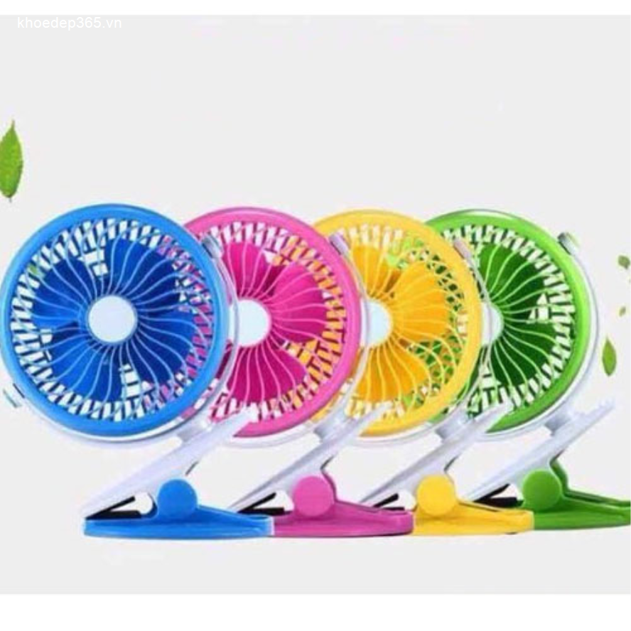 Quạt Mini Sạc Pin Tích Điện ML- F168 Chân Kẹp Để Bàn Di Động Xoay 360 Độ, 3 Tốc Độ Gió Thiết Bị Thông Minh-1
