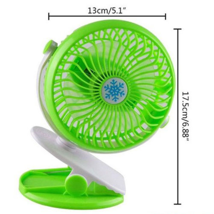 Quạt Mini Sạc Pin Tích Điện ML- F168 Chân Kẹp Để Bàn Di Động Xoay 360 Độ, 3 Tốc Độ Gió Thiết Bị Thông Minh-1