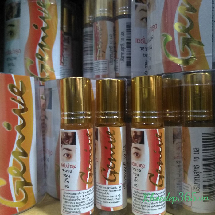 Serum Kích Thích Mọc Râu, Chân Mày, Lông Mi Genive Thái Lan 10ml Dưỡng Da Vùng Mắt-1