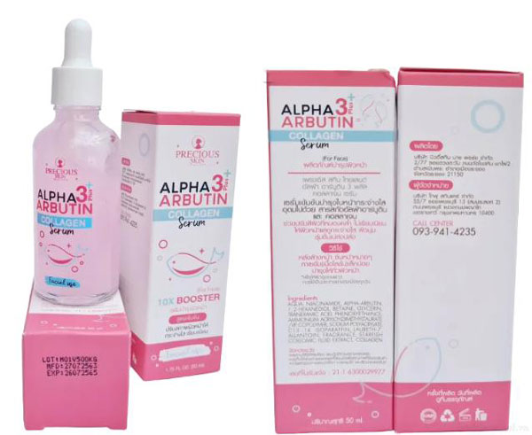 Serum Trị Nám, Dưỡng Trắng Da Alpha 3 Plus Arbutin Collagen Serum Dưỡng Trắng Da-1