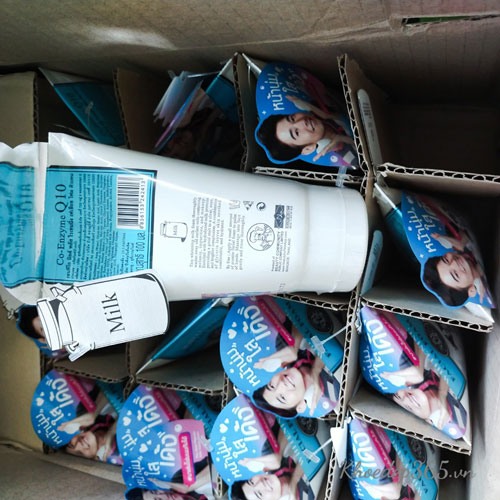 Sữa Rửa Mặt Tạo Bọt Whitening Facial Foam Milk Plus Co-Enzyme Q10 Sửa Rửa Mặt-1