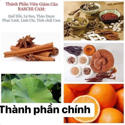 Thuốc Giảm Cân Baschi Cam Thái Lan Tăng - Giảm Cân-1