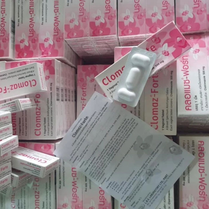 Viên Đặt Trị Nấm, Viêm Nhiễm Phụ Khoa Clomaz-Forte Thái Lan Phụ khoa-1