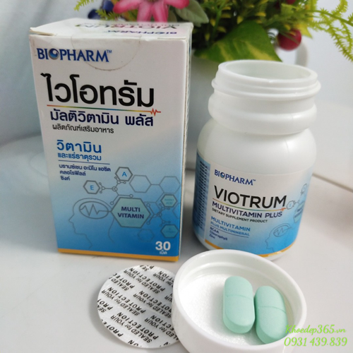 Viên Uống Bổ Não Viotrum Multivitamin Plus Nội Địa Thái Lan Viên Uống Bổ Não-1