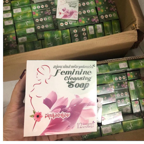 Xà Phòng Chăm Sóc Vùng kín Feminine Cleansing Soap Thái Lan Phụ khoa-1