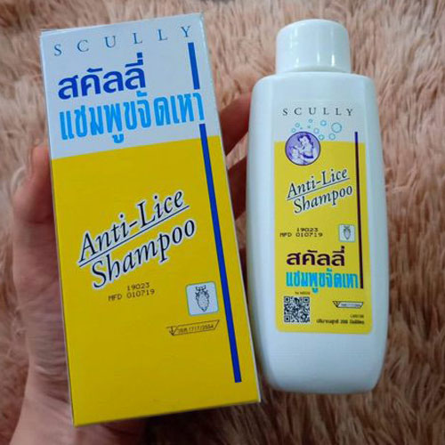 Dầu Gội Trị Chấy (Chí) Tóc Scully Anti Lice Thái Lan 200ml
