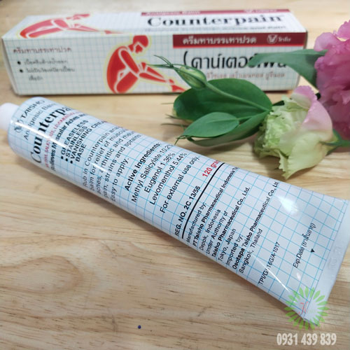 Dầu nóng thoa bóp Counterpain Thai Lan-120Gr-2