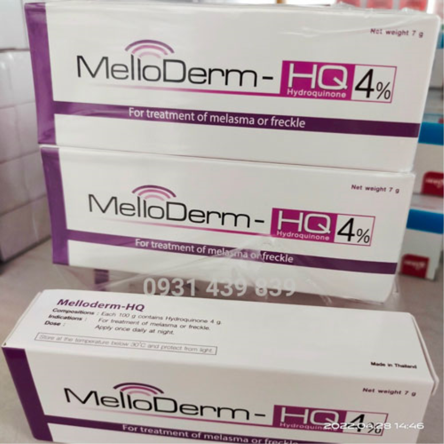 Thuốc Trị Nám Tàn Nhang Đồi Mồi MelloDerm-HQ 4% Thái Lan-3
