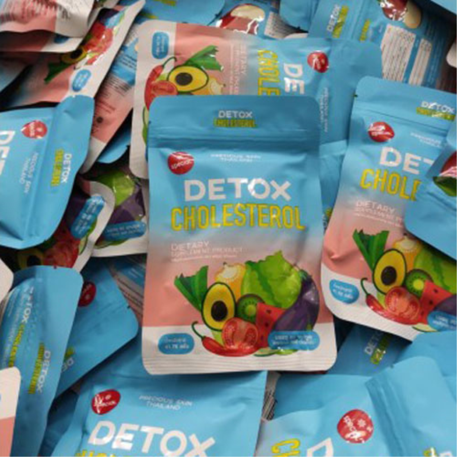 Viên Khử Mỡ Giảm Cân Giấm Táo Detox Cholesterol Thái Lan-1