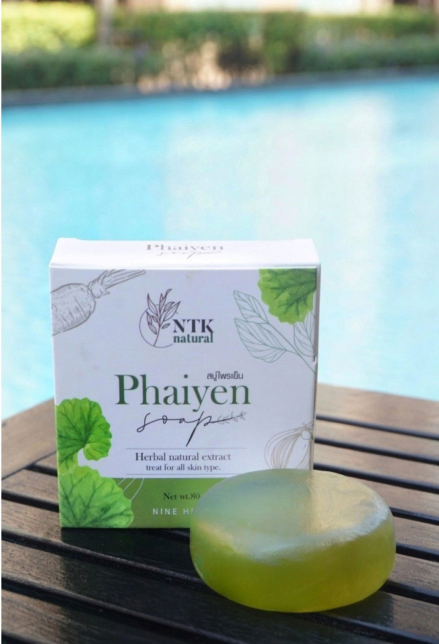 Xà Phòng Rửa Mặt Trị Mụn Thảo Dược Phaiyen Soap Thái Lan-3